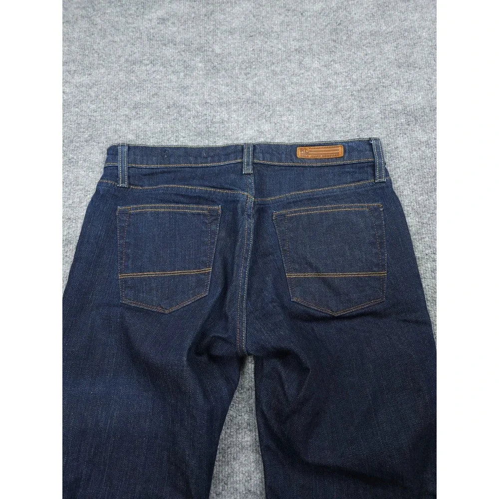 POLO Jeans Co. Bootcut Jeans Women's 8 Short Dark Wash Blue Stretch KELLY